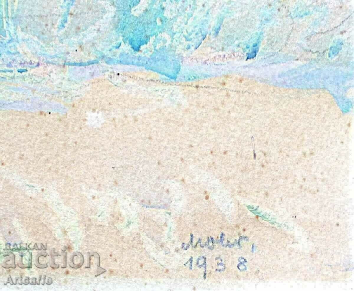 Watercolor church - 5 Watercolor church - 5