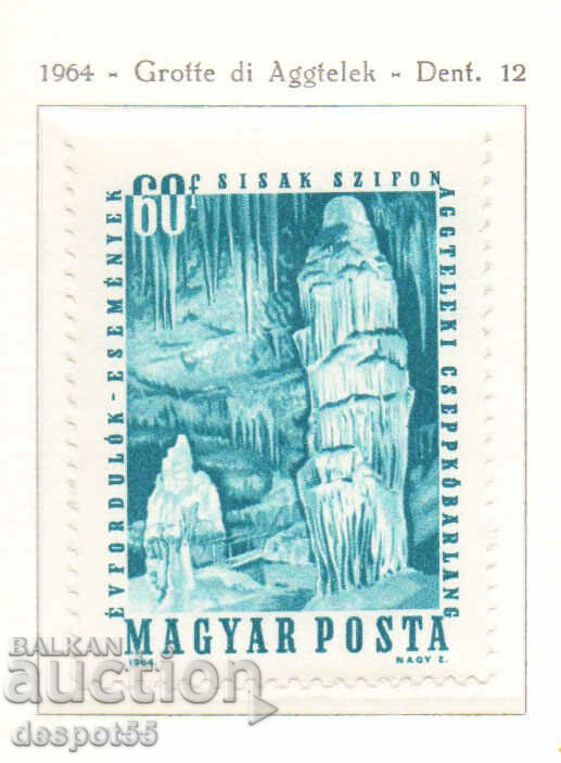 1964. Ungaria. Peștera de stalactite Agtelek.