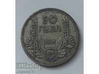 50 leva silver Bulgaria 1934 - silver coin #25