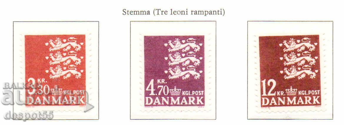 1981. Denmark. Coats of arms.