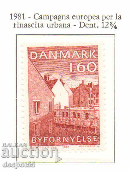 1981. Denmark. European Year of Urban Renaissance.