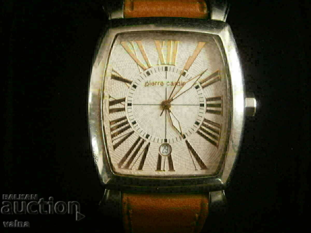 PIERRE CARDIN, Quartz, St. Steel, original product, XL size with price 100.00 BGN | € 51.13