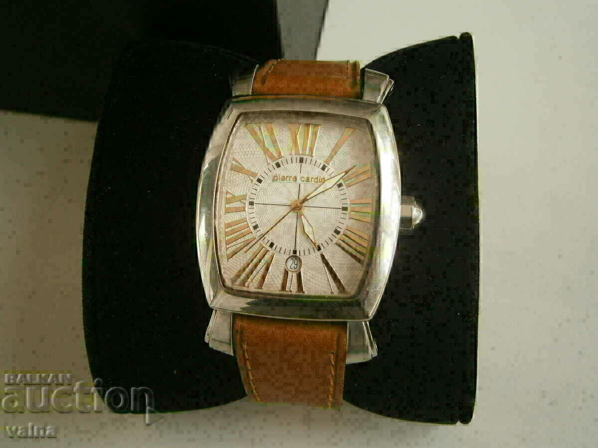 Livrarea PIERRE CARDIN, Quartz, St. Otel, produs original, marime XL