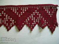 Hand-knitted bed lace 180 cm