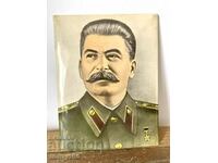 Portretul lui Stalin, din vremea Uniunii Sovietice.