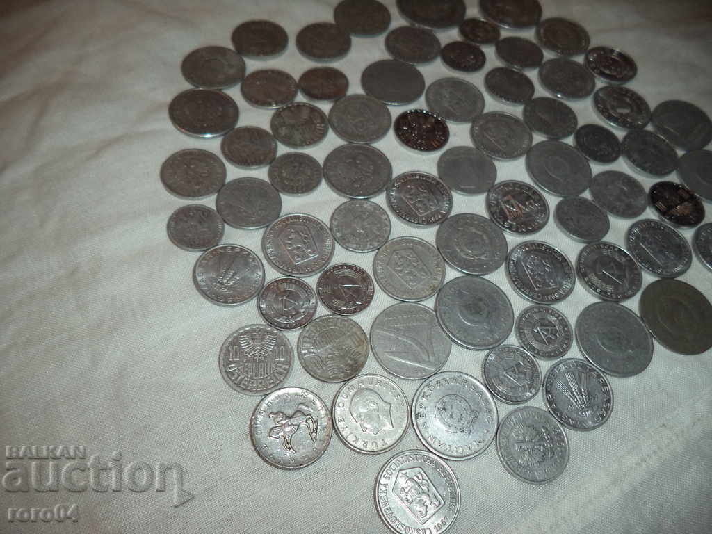 ALUMINUM COINS - COLLECTION - 66 - 6 ALUMINUM COINS - COLLECTION - 66 - 6
