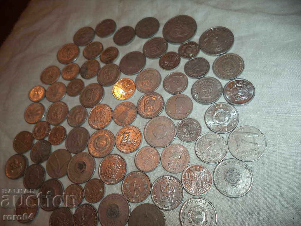 ALUMINUM COINS - COLLECTION - 66 - 7 ALUMINUM COINS - COLLECTION - 66 - 7