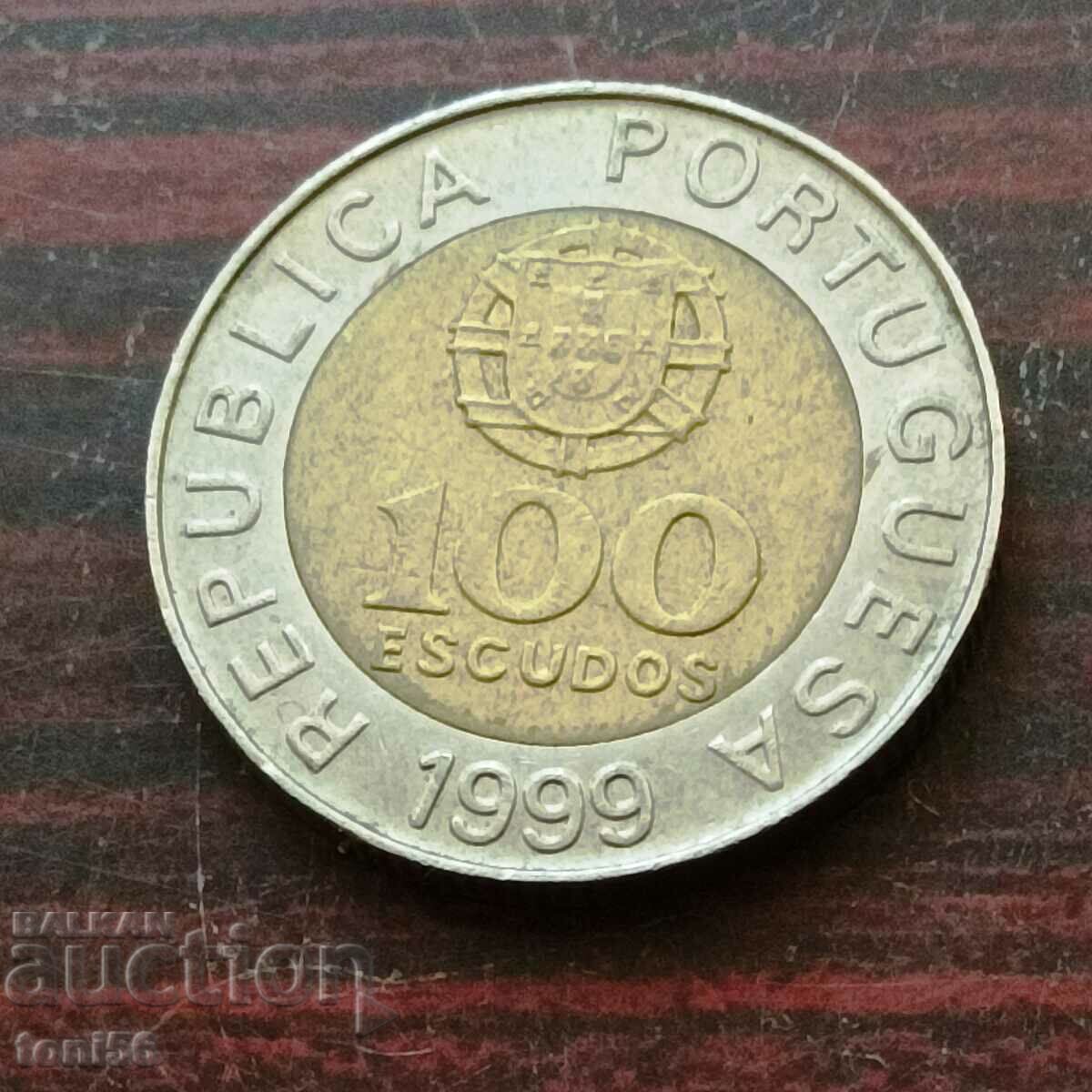 Portugal 100 Escudos 1999 with price 0.50 BGN | € 0.26 Portugal 100 Escudos 1999 with price 0.50 BGN | € 0.26