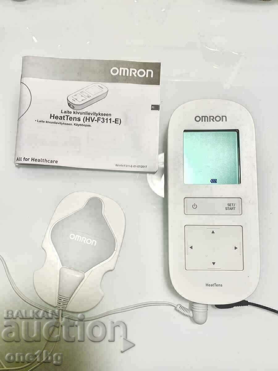 Omron Heat Tens massager with replacement patches. In mag 240 BGN