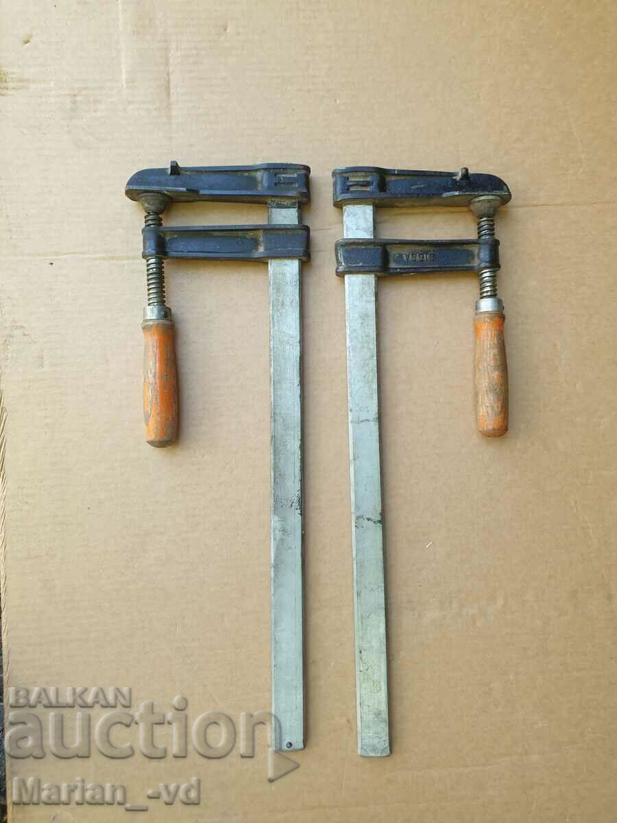 Carpenter's clamps 2 pieces