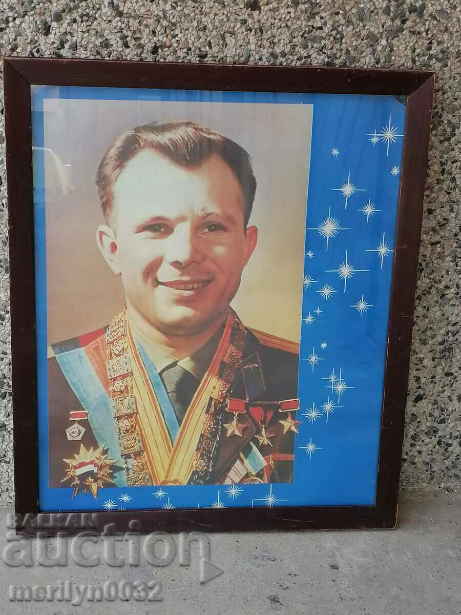 Old portrait Yuri Gagarin photo photography USSR