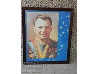 Παλιό πορτρέτο φωτογραφιών Yuri Gagarin ΕΣΣΔ