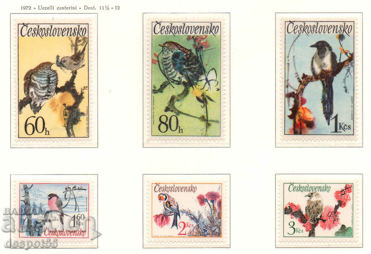 1972. Czechoslovakia. Birds of War.