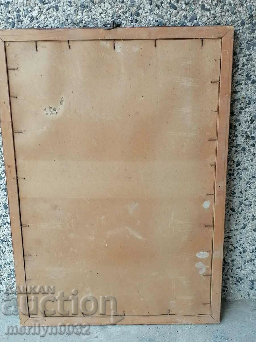 Old portrait of Hristo Botev lithograph 52/37cm with the frame - 6 Old portrait of Hristo Botev lithograph 52/37cm with the frame - 6