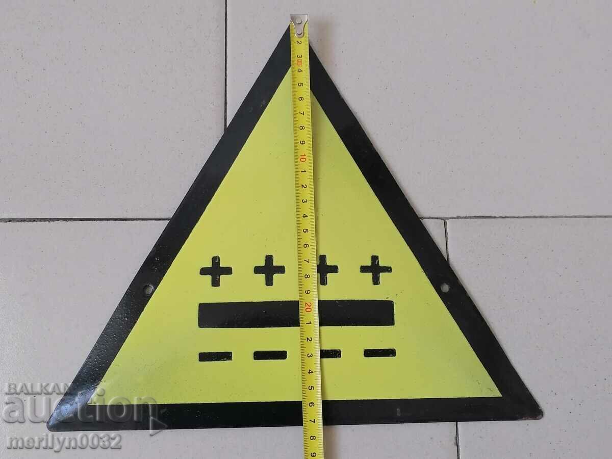 Enamel social plate, NRB plate - 5