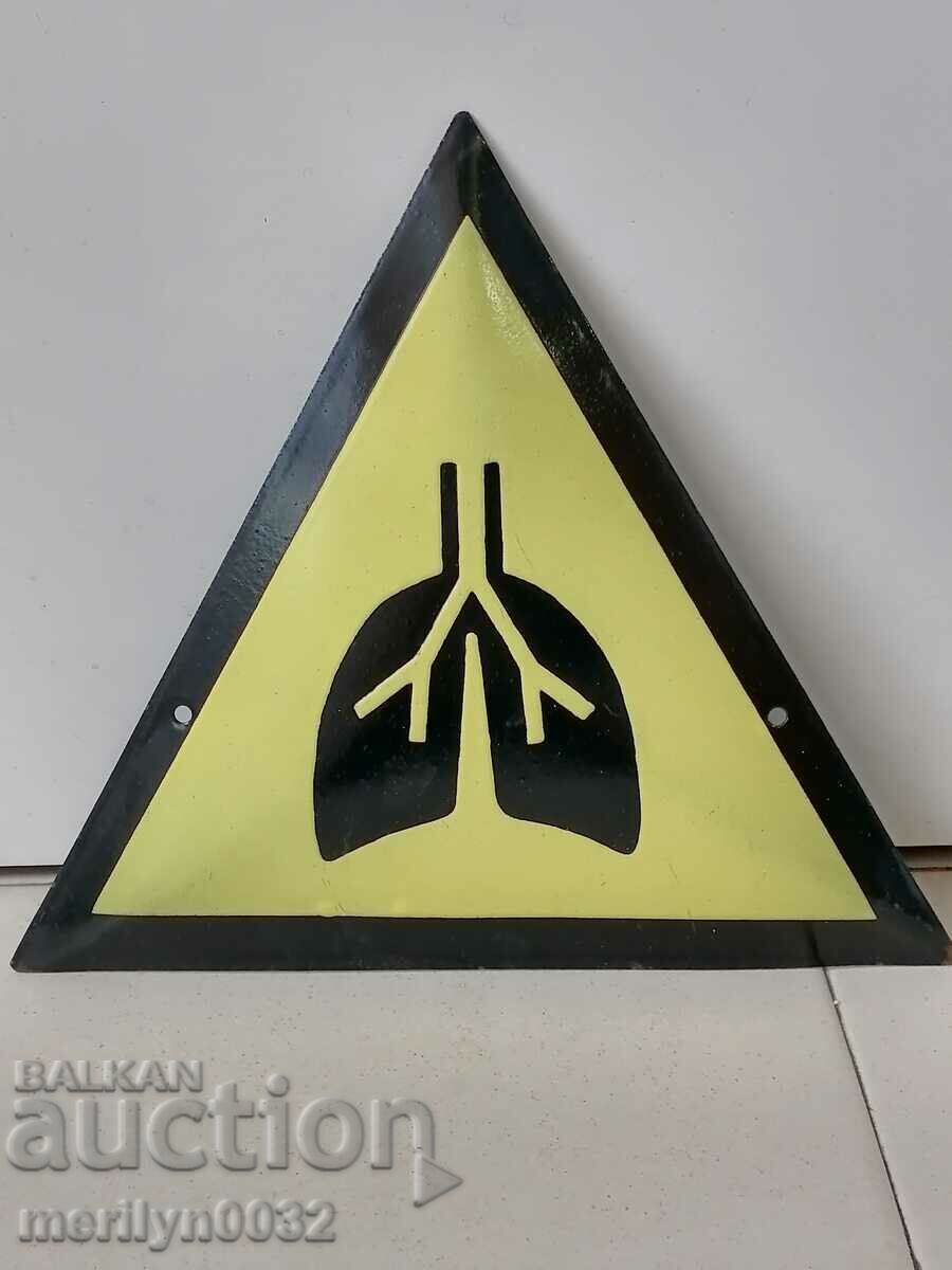 Enamel social plate, NRB plate