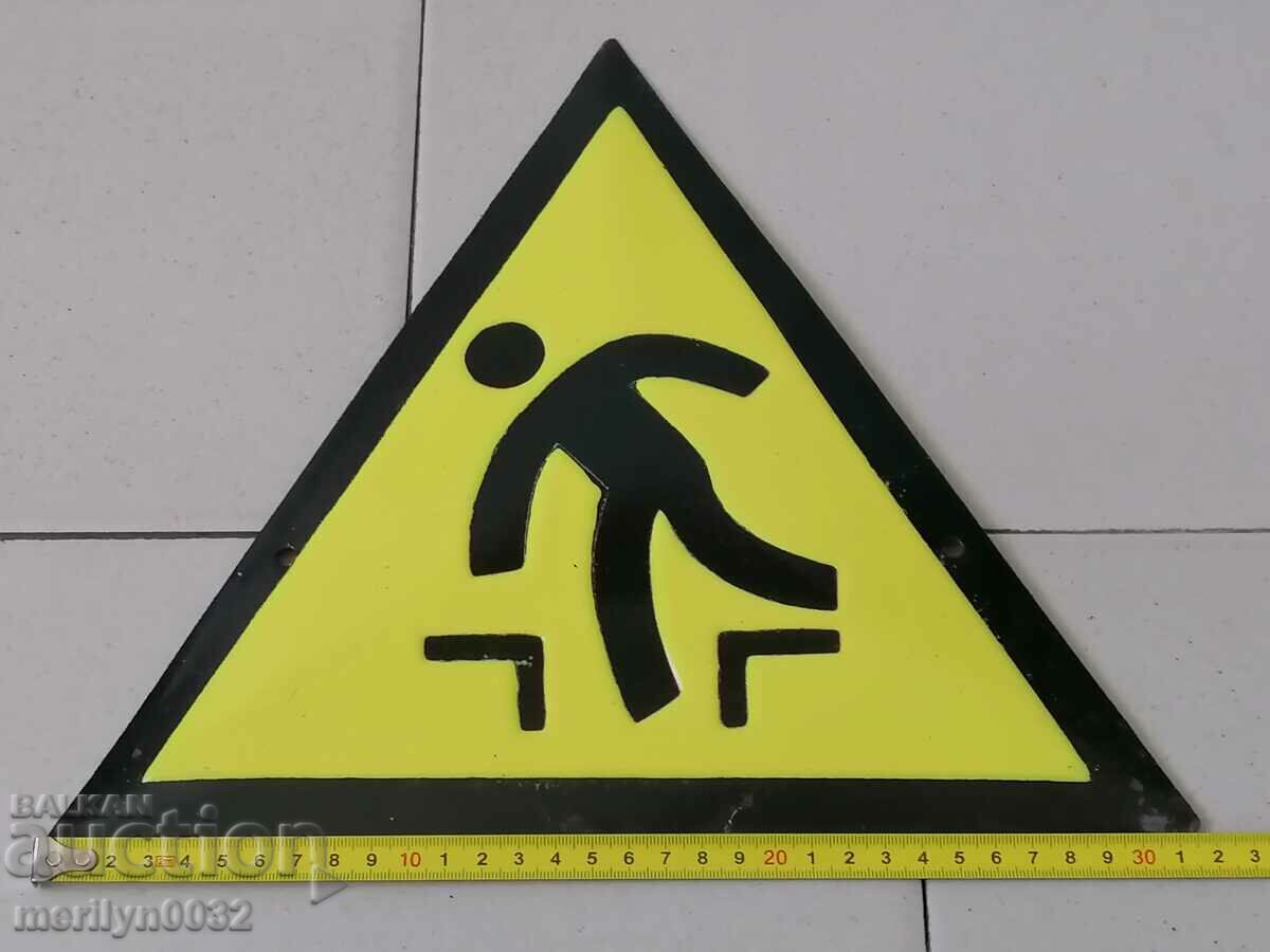 Enamelled social plate, NRB plate - 5 Enamelled social plate, NRB plate - 5