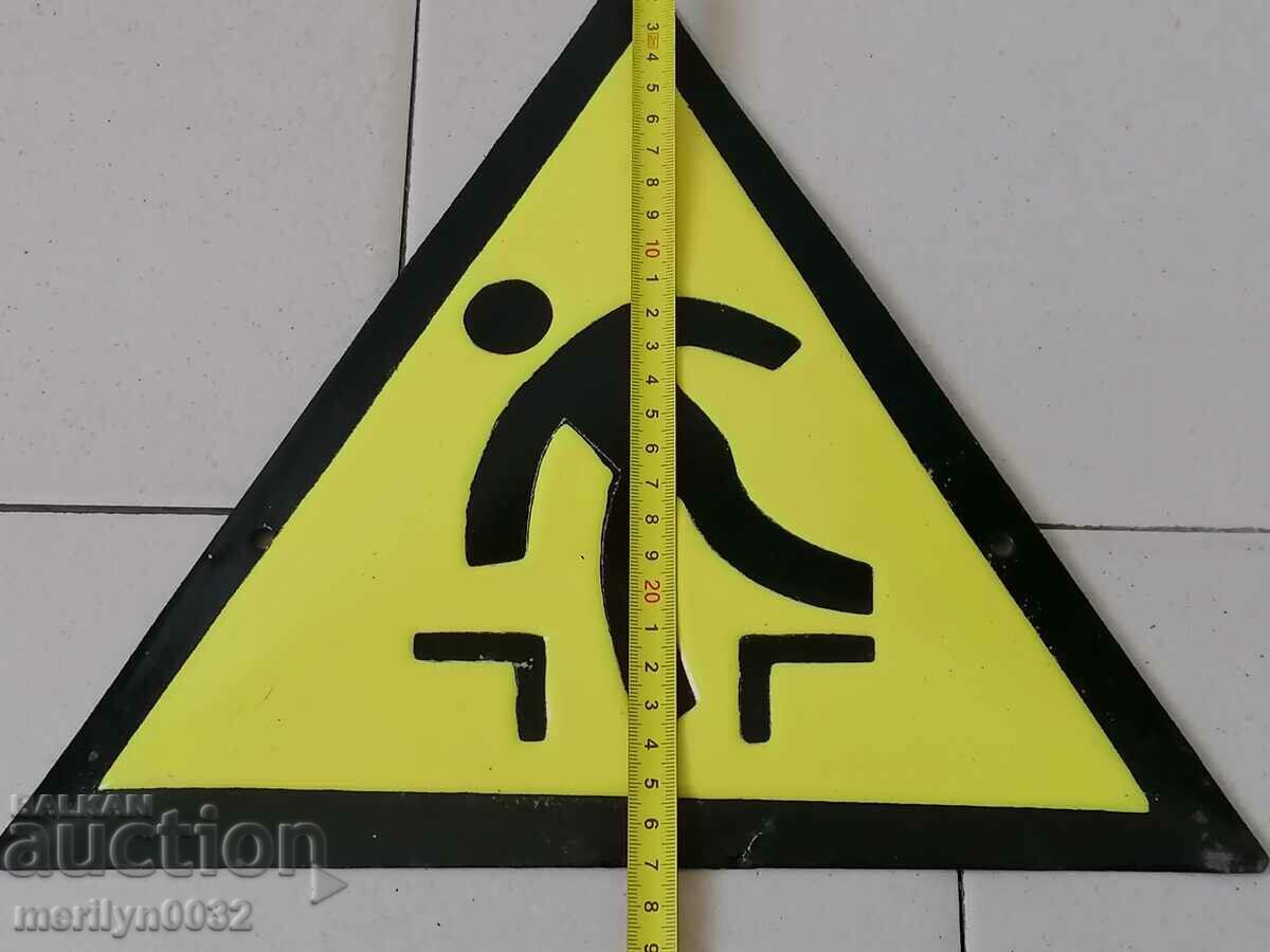 Enamelled social plate, NRB plate - 6 Enamelled social plate, NRB plate - 6