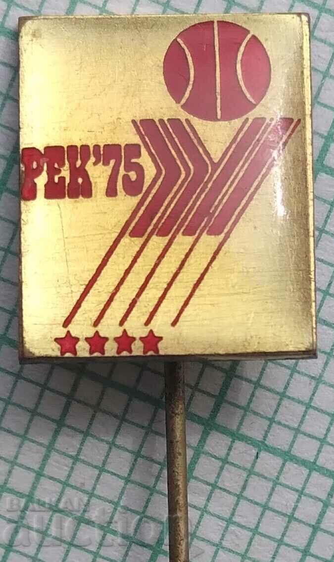 12803 Badge - REC 1975 Basketball
