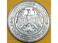 5 марки 1931 Германия Веймар "Дъб" - рядка