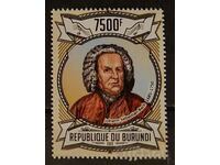 Μπουρούντι 2013 Personalities/Music/Johann Sebastian Bach €8 MNH