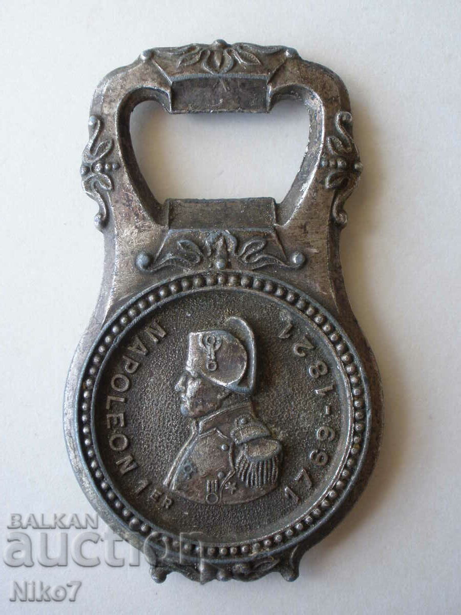 Vintage, metal opener - "Napoleon Bonaparte".