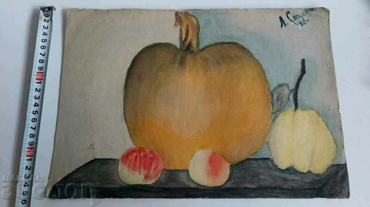 1940 OLD DRAWING PAINTING