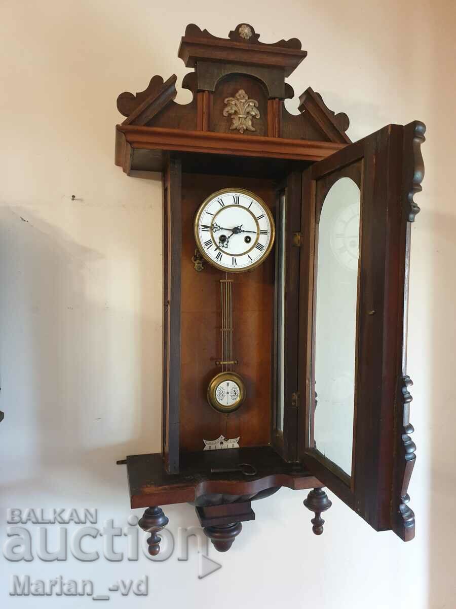 Old German wall clock with price 350.00 BGN | € 178.95 Old German wall clock with price 350.00 BGN | € 178.95