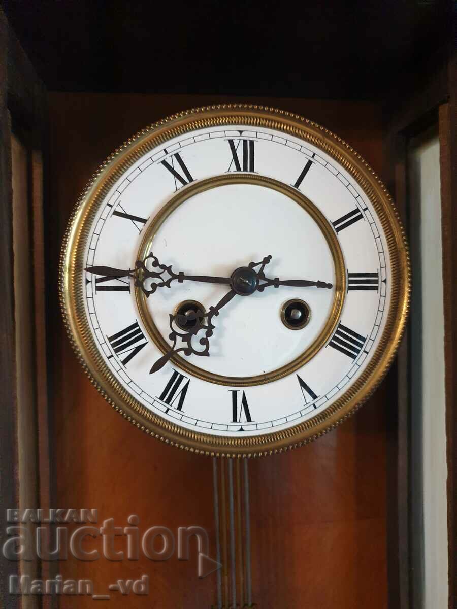 Auction Old German wall clock Auction Old German wall clock