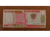 100,000 Metakai 1993 Mozambique UNC