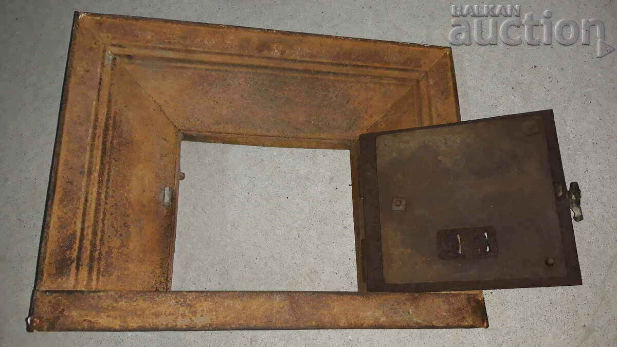 Delivery of An old door for a jamal fireplace