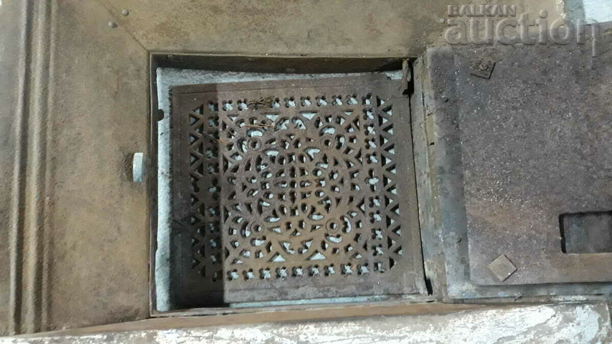 revival antique jamal fireplace door - 5