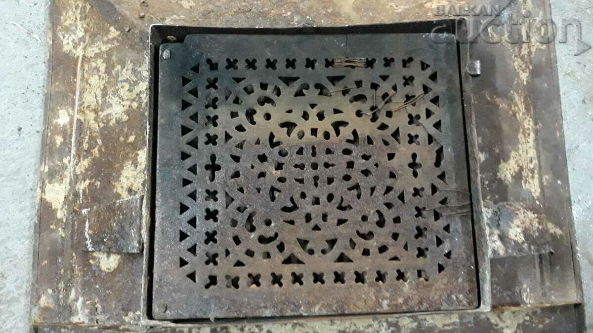 revival antique jamal fireplace door - 6