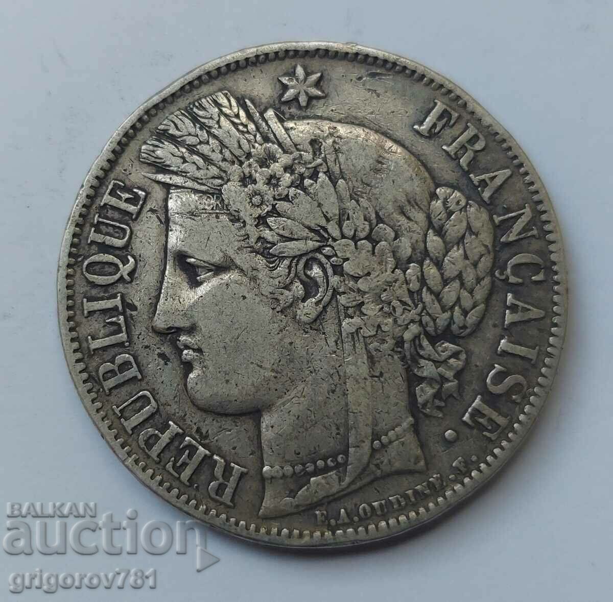 5 франка сребро Франция 1850 A - сребърна монета #241