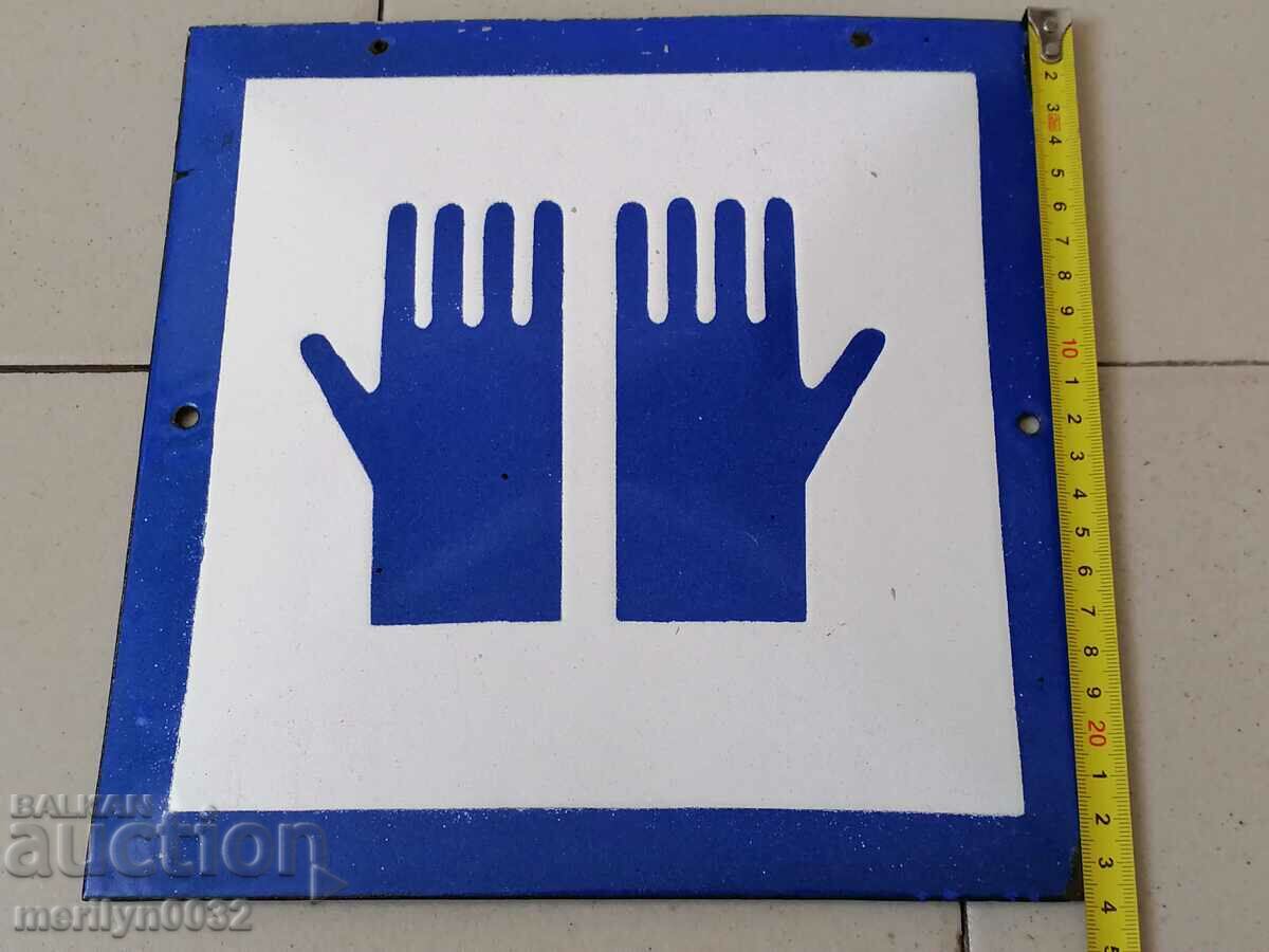 Delivery of Enamelled social plate, NRB plate