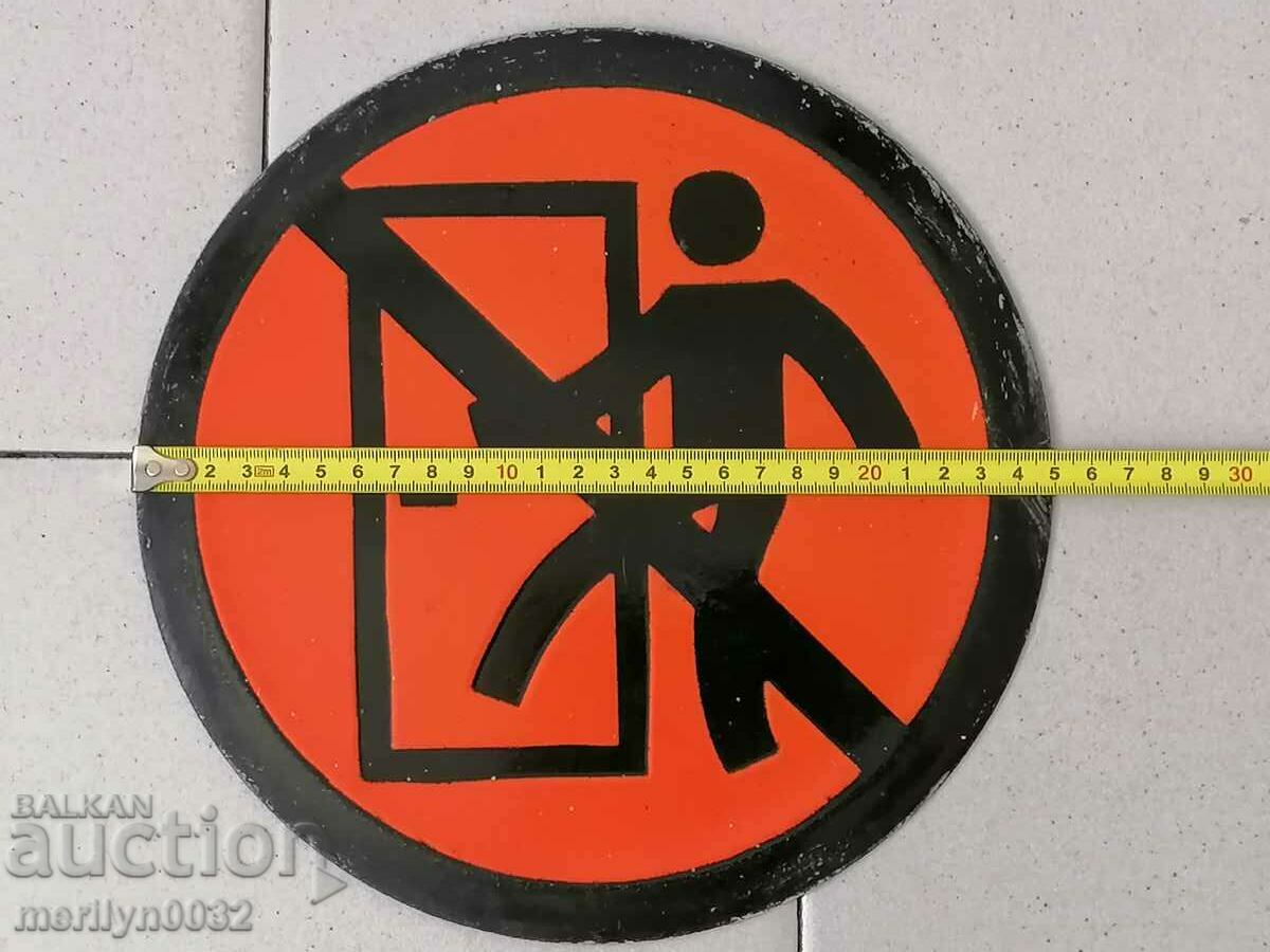 Delivery of Enamelled social plate, NRB plate Delivery of Enamelled social plate, NRB plate