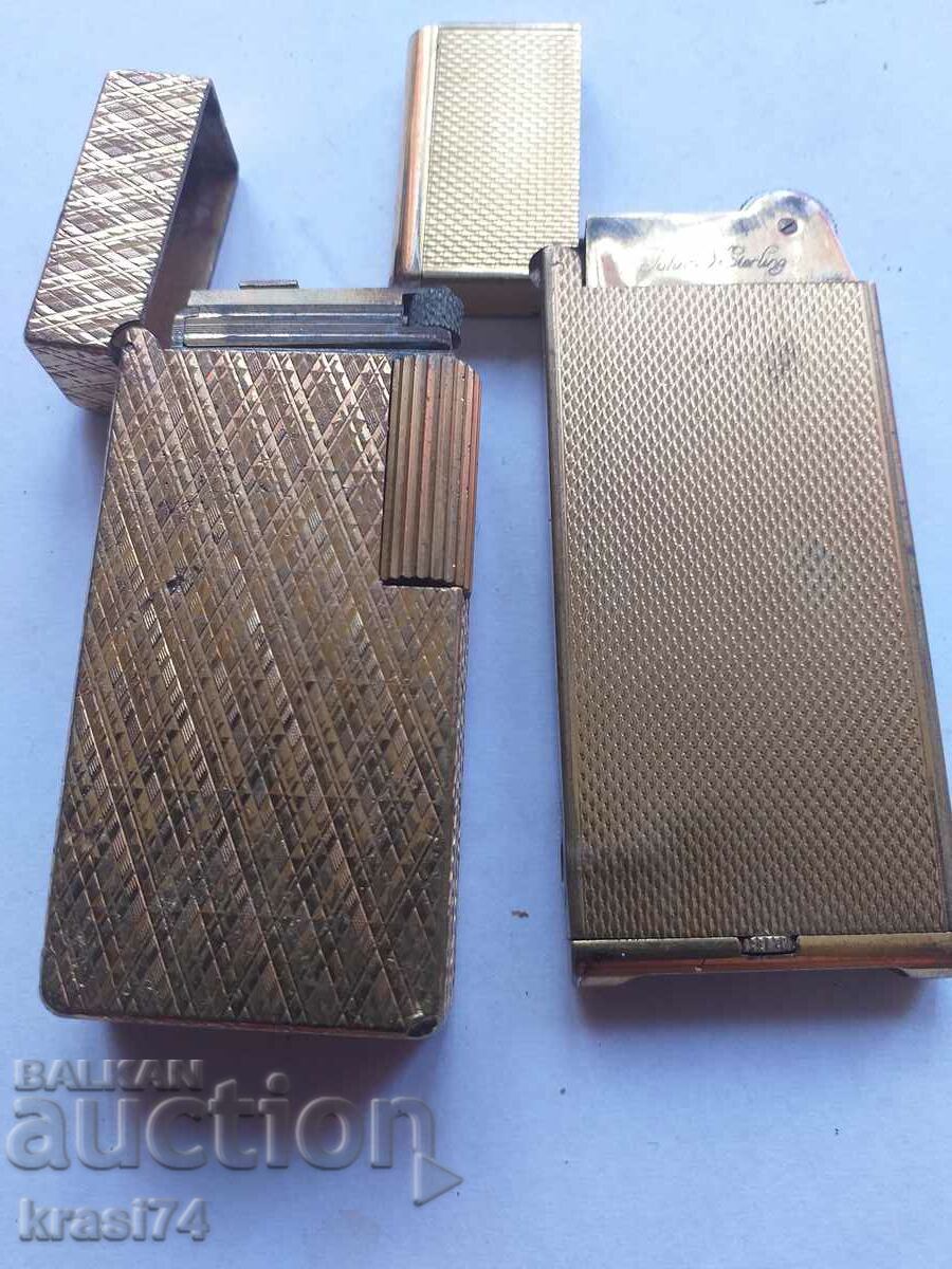 2 pcs. gold-plated lighters with price 50.00 BGN | € 25.56 2 pcs. gold-plated lighters with price 50.00 BGN | € 25.56