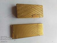 2 pcs. gold-plated lighters