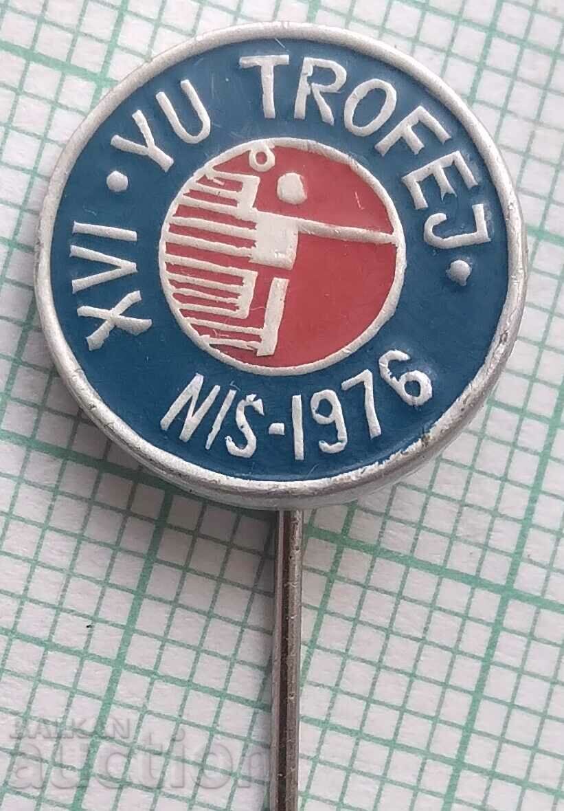 12822 Badge - Handball - Niš 1976