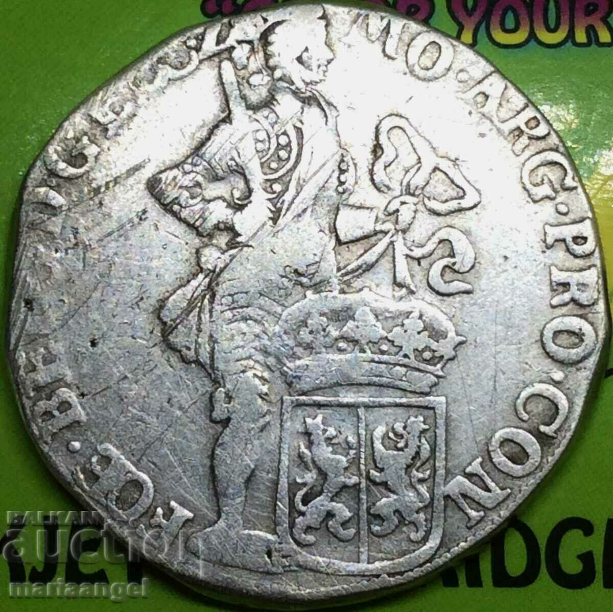 Нидерландия 1 дукат 1694 40мм 27,72г сребро рядка