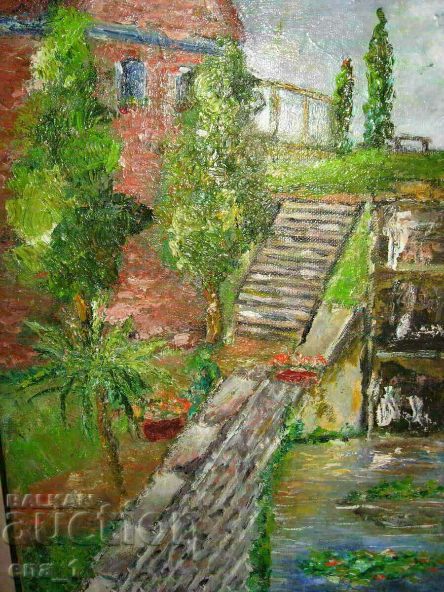 Painting by TOINE "Landscape from Provence - South of France" - 5