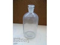 γυάλινο μπουκάλι με κομμένο - 1 λίτρο