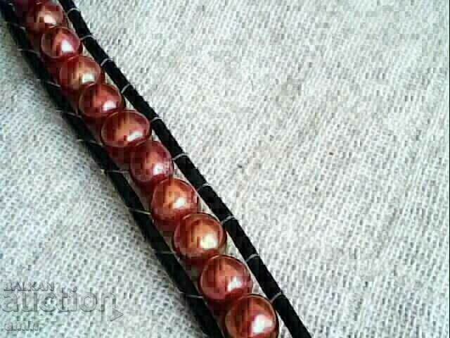 Auction  old beautiful necklace of natural pearls 100 real baroque