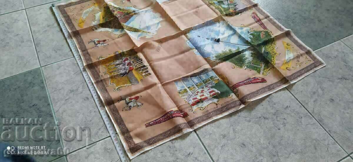 Silk new scarf 60s equestrian theme/Austria - 6 Silk new scarf 60s equestrian theme/Austria - 6