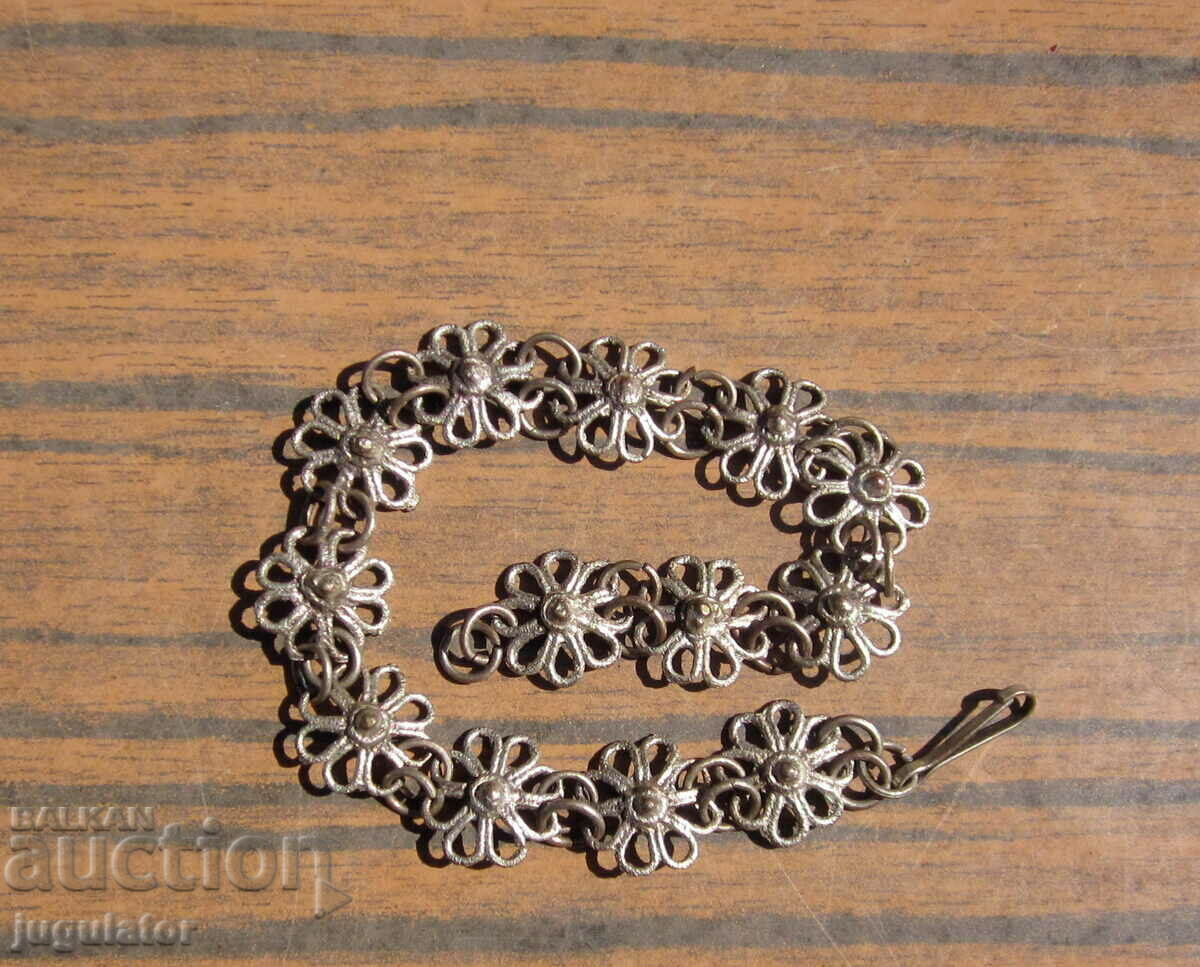 Auction Bulgarian folk revival children's silver bracelet Auction Bulgarian folk revival children's silver bracelet