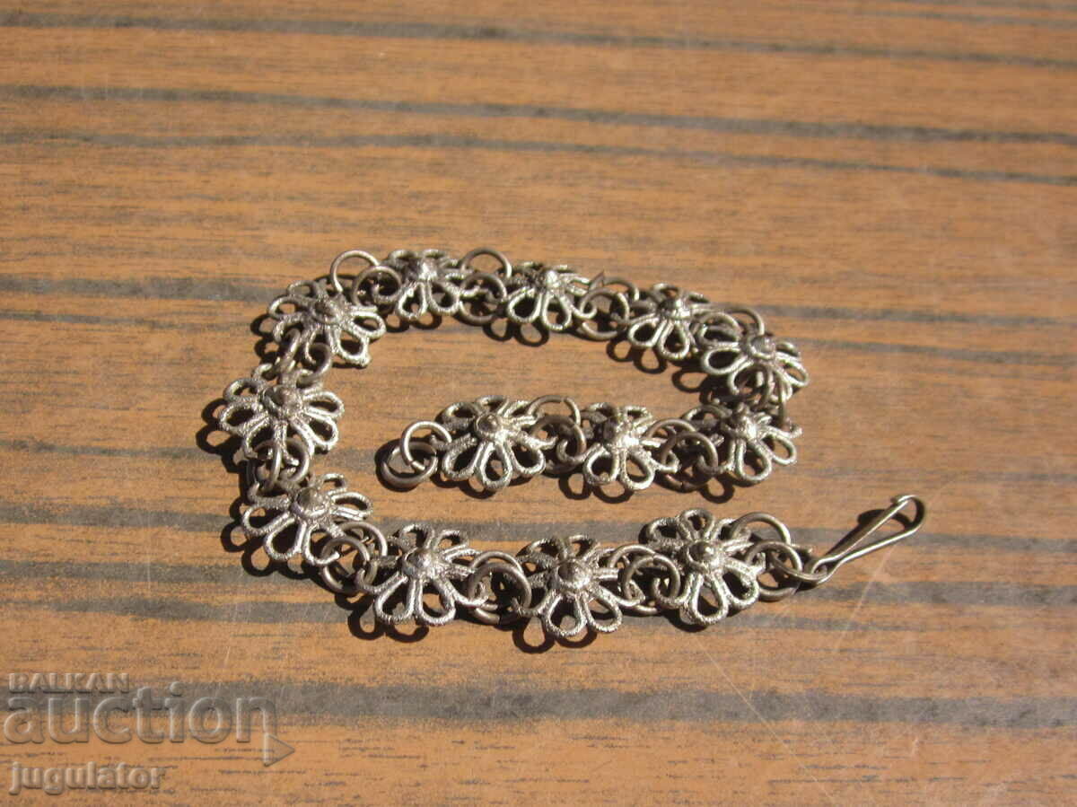 Bulgarian folk revival children's silver bracelet - 6 Bulgarian folk revival children's silver bracelet - 6