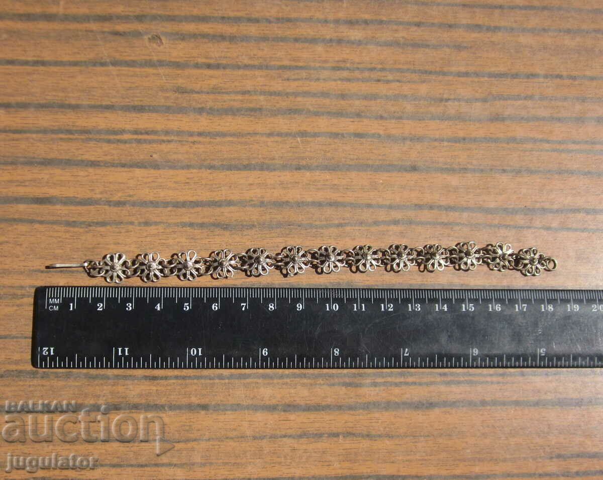 Bulgarian folk revival children's silver bracelet - 7 Bulgarian folk revival children's silver bracelet - 7