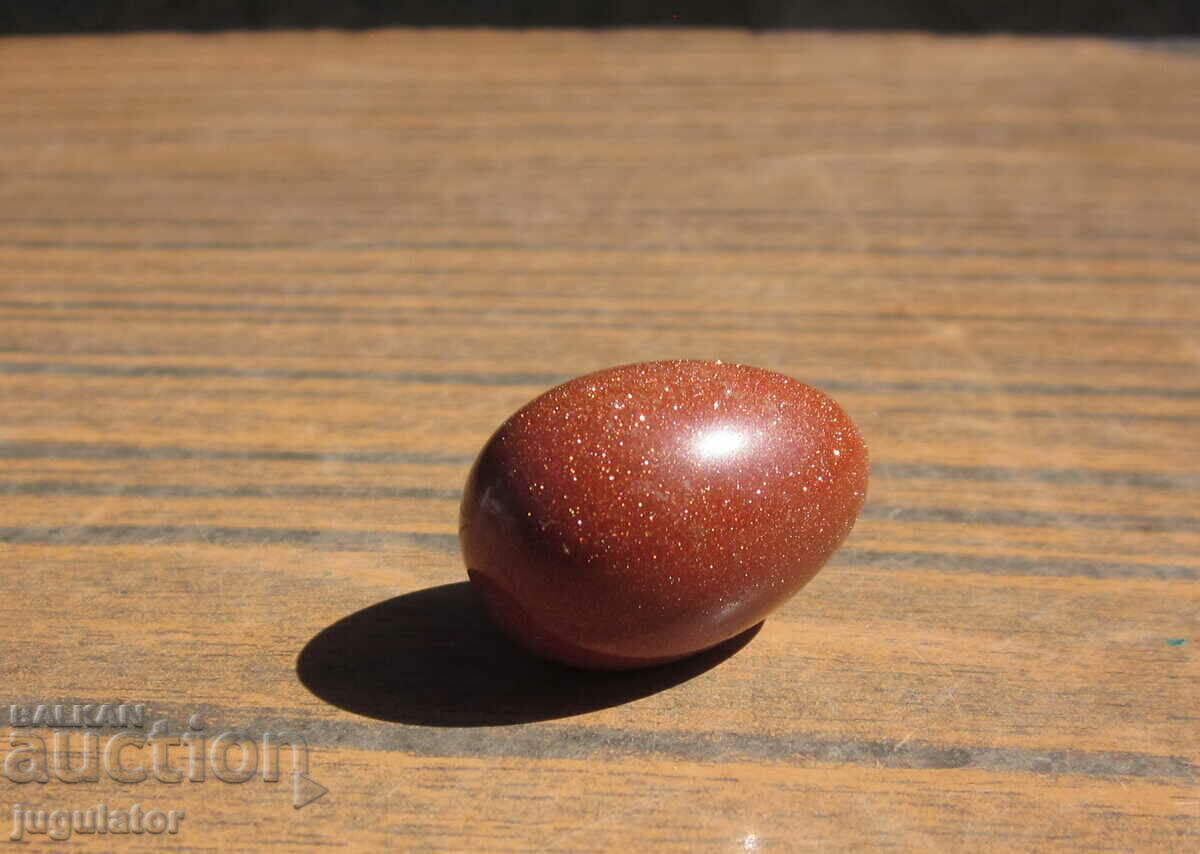 Auction small egg handmade from natural stone mineral Auction small egg handmade from natural stone mineral