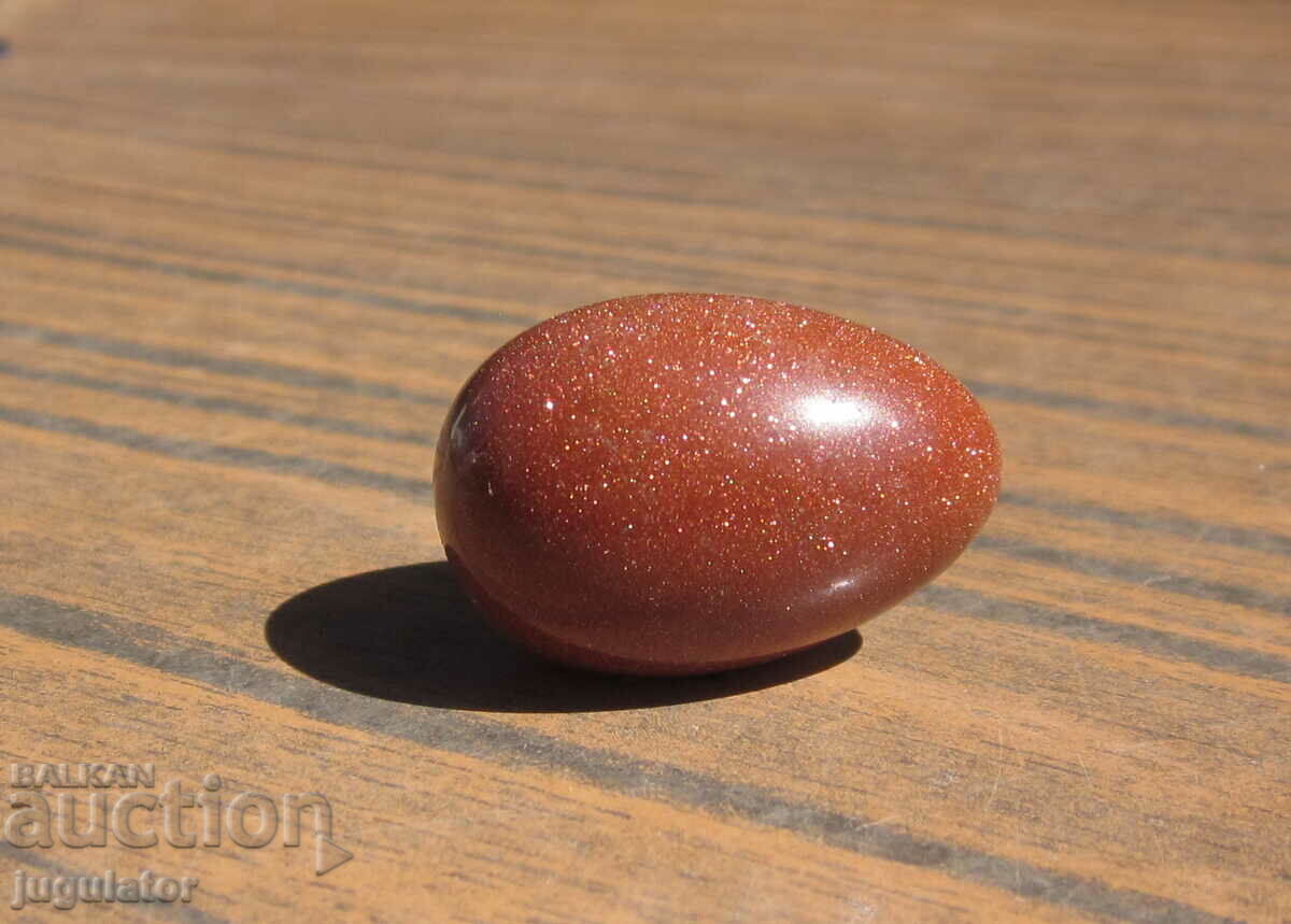 small egg handmade from natural stone mineral