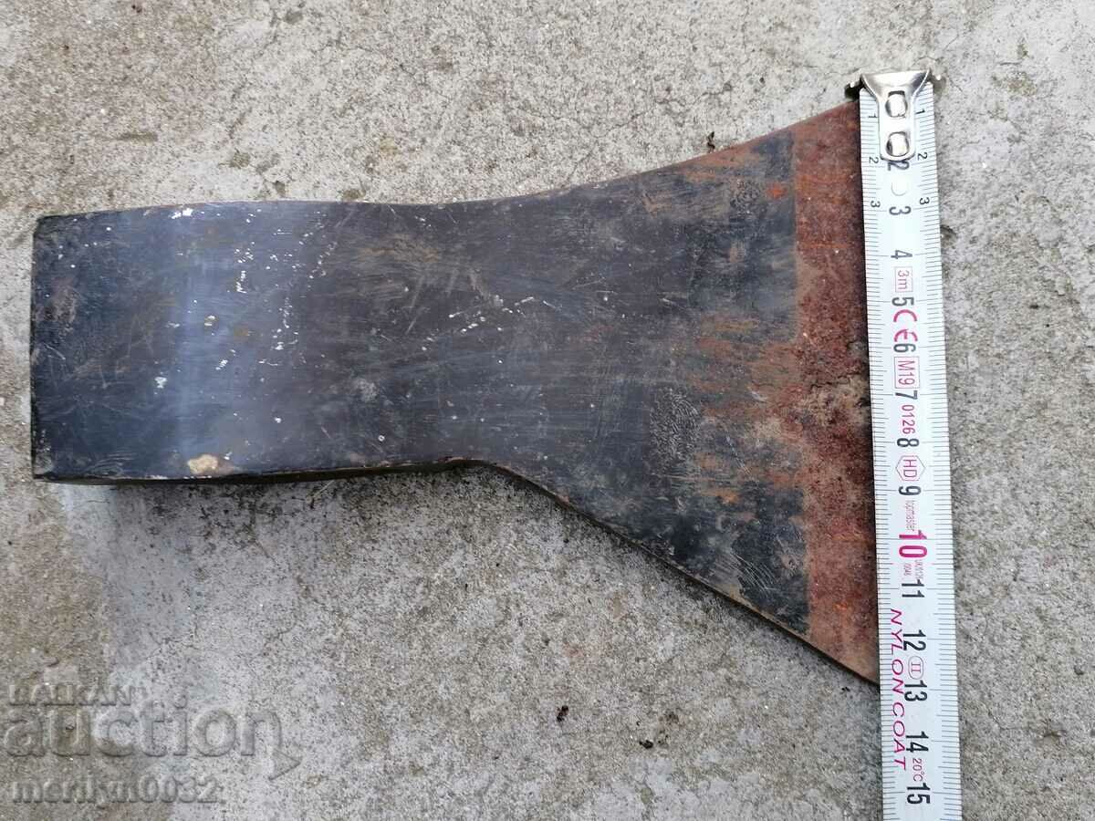 Auction  An old ax shaft tool wrought iron